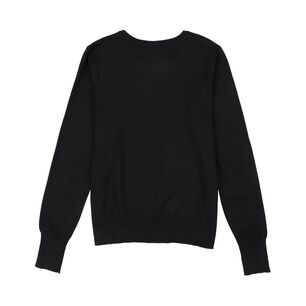 Sweater Liso Manga Larga Cuello Redondo Mujer Geeps