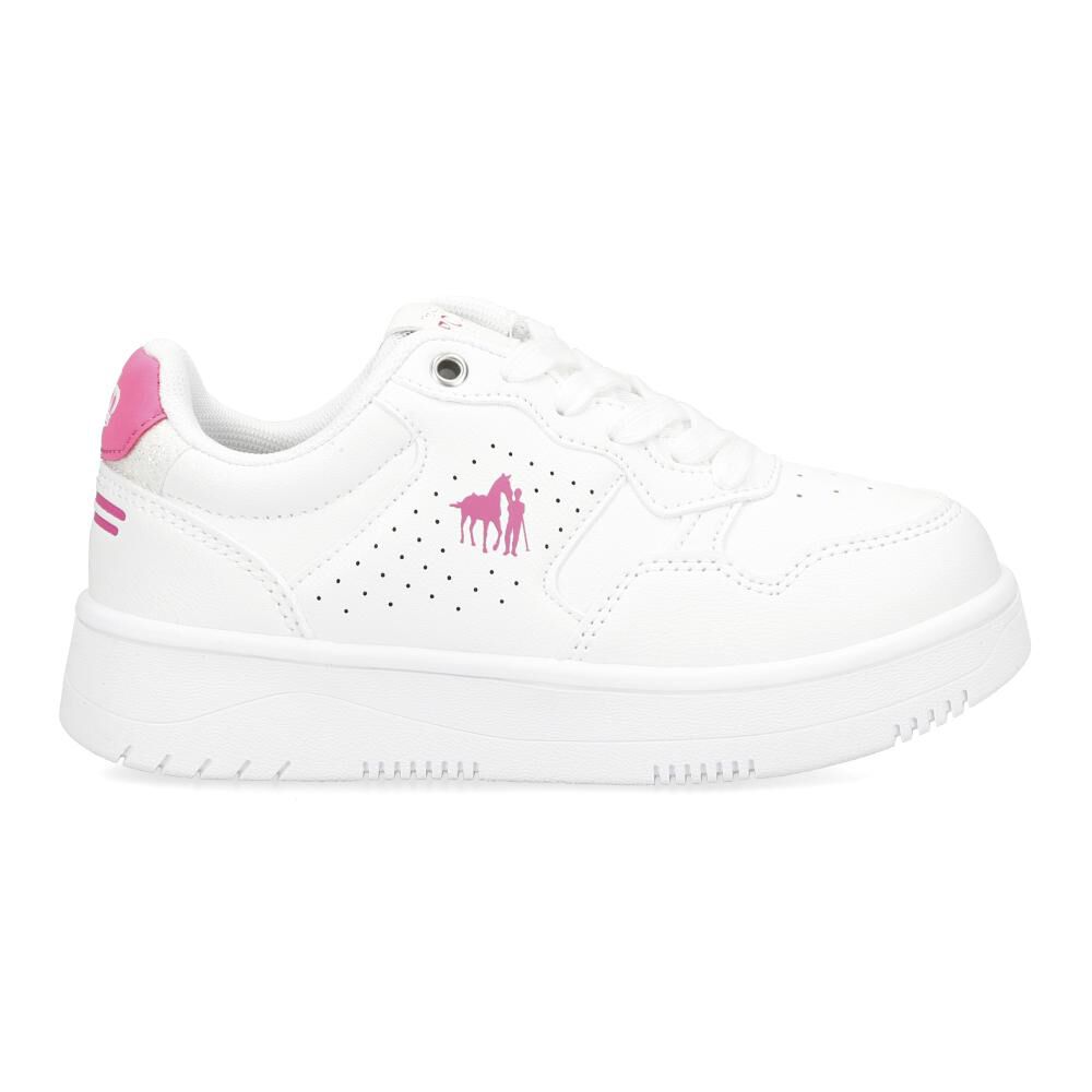 Zapatilla Infantil Niña The King's Polo Club White image number 2.0