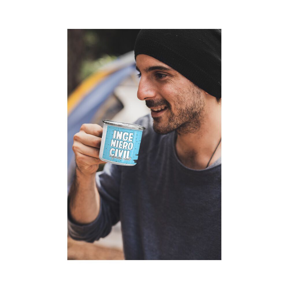 Taza Enlozada Lechera Ingerio Civil Regalo Profesion image number 2.0