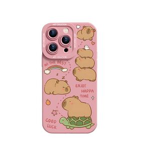 Carcasa Funda Silicona Iphone 15 Pro Max Capibara Antigolpes