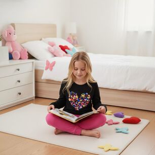 Pijama Ni&ntilde;a Estampado Coraz&oacute;n