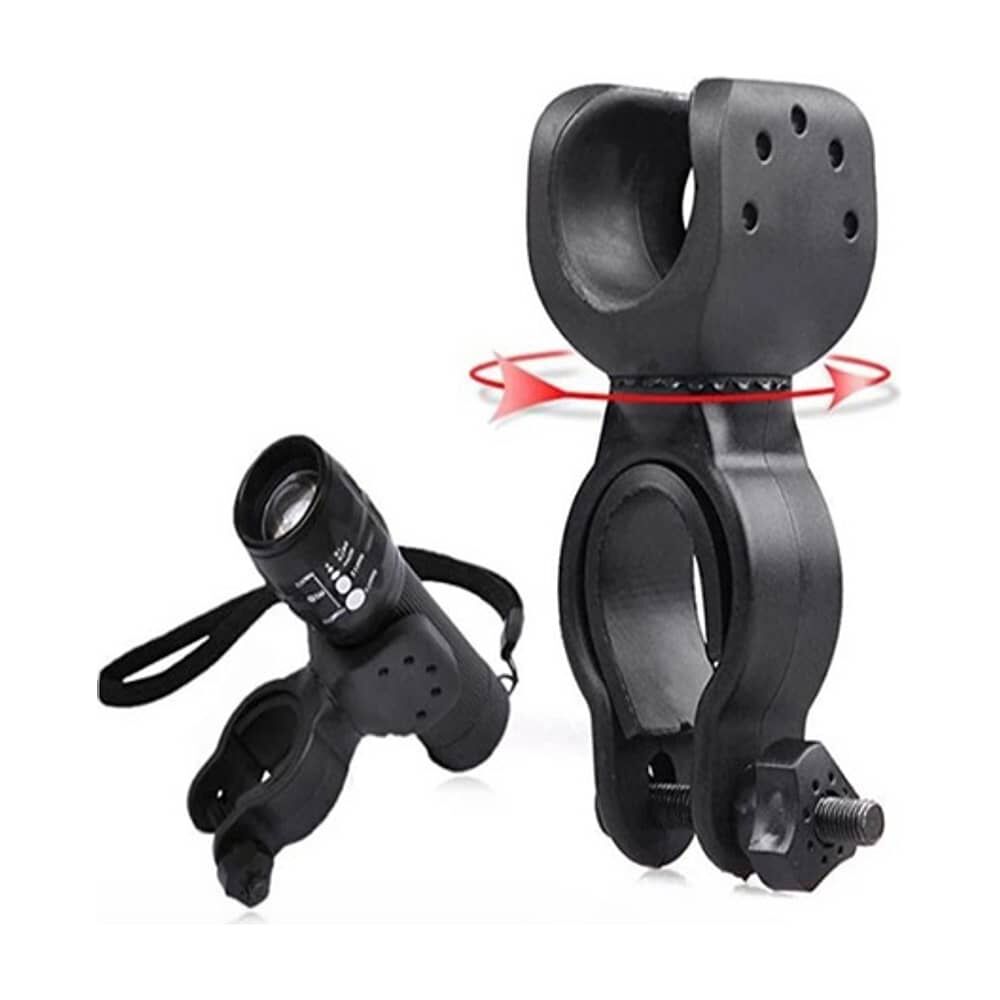 Soporte Base De Linterna Para Bicicleta U Otros Usos Ajustable Universal image number 0.0