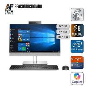 Aio Hp 800 G6 I7 10th 16gb 256gb - Win11+office - Reacondicionado Profesional