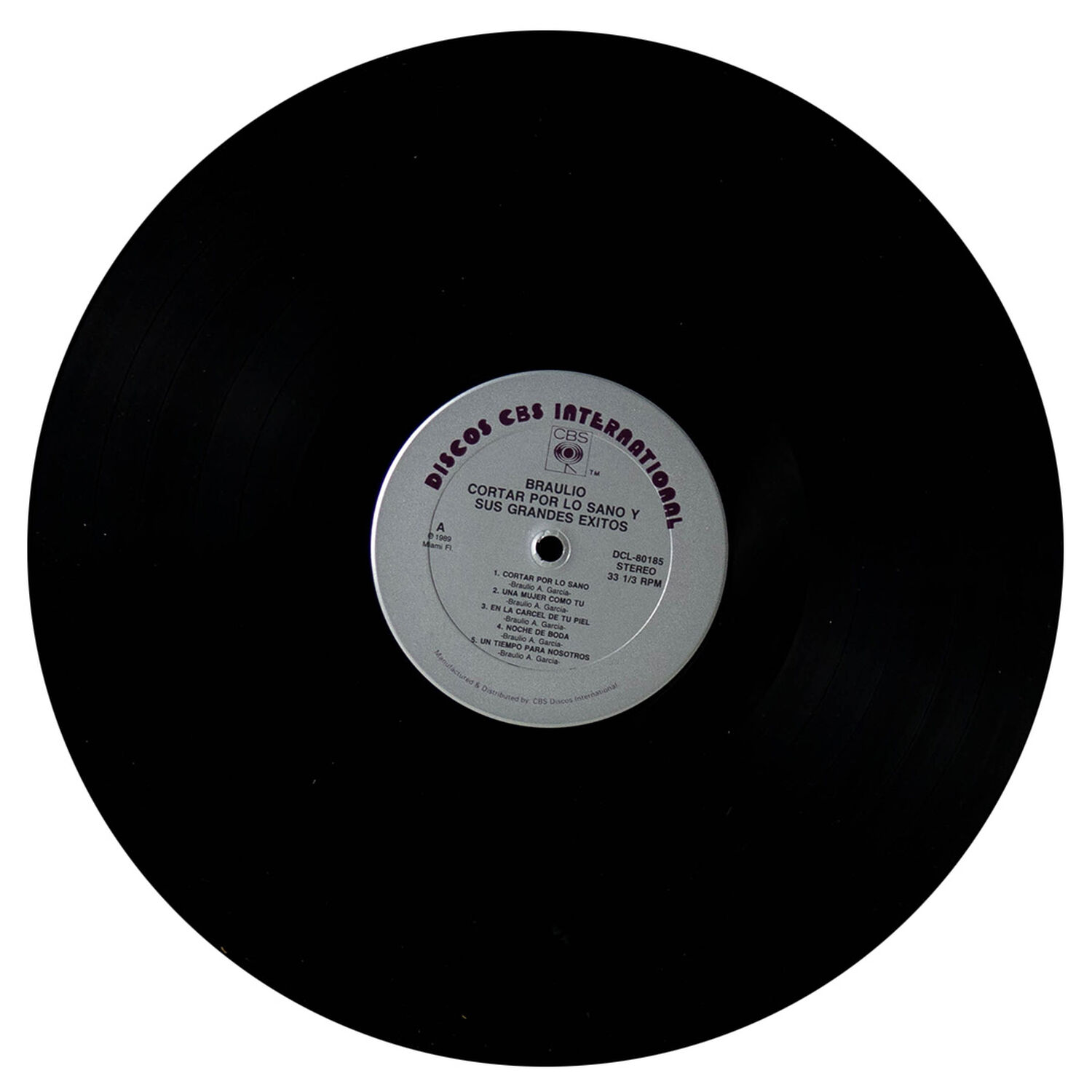Braulio - Cortar Por Lo Sano Y Otros Grandes Exitos | Vinilo Usado image number 2.0