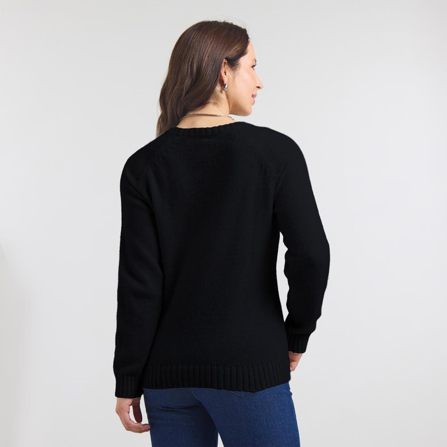 Sweater B&aacute;sico Regular Manga Larga Cuello Alto Mujer Geeps image number 1.0
