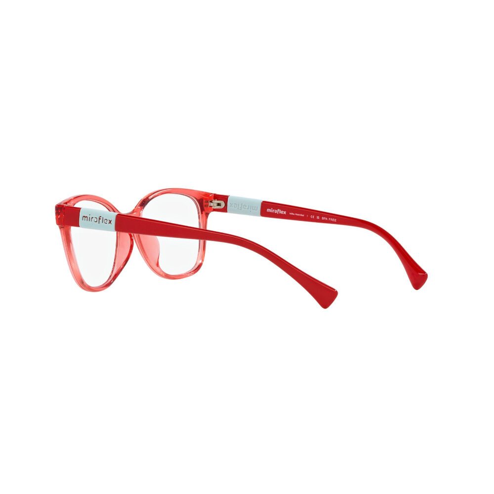 Lentes Ópticos Rojo Rosa Miraflex Para Niños image number 4.0