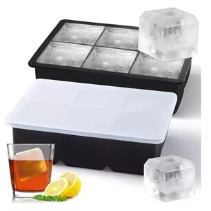 Cubetera De Silicona Para Hacer Hielos Hielera Con Tapa