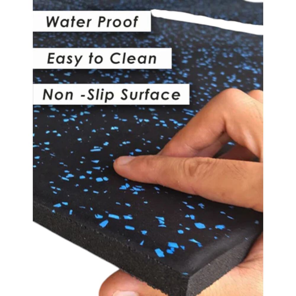 Piso Caucho Gimnasio Alto Trafico 100x100cm X 25mm image number 9.0