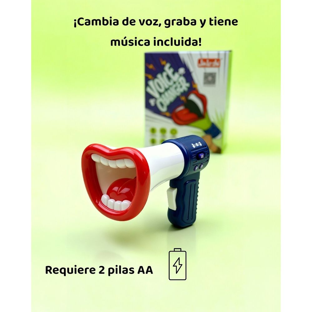 Juguete Megafono Altavoz Cambia De Voz Para Ni&ntilde;os image number 6.0
