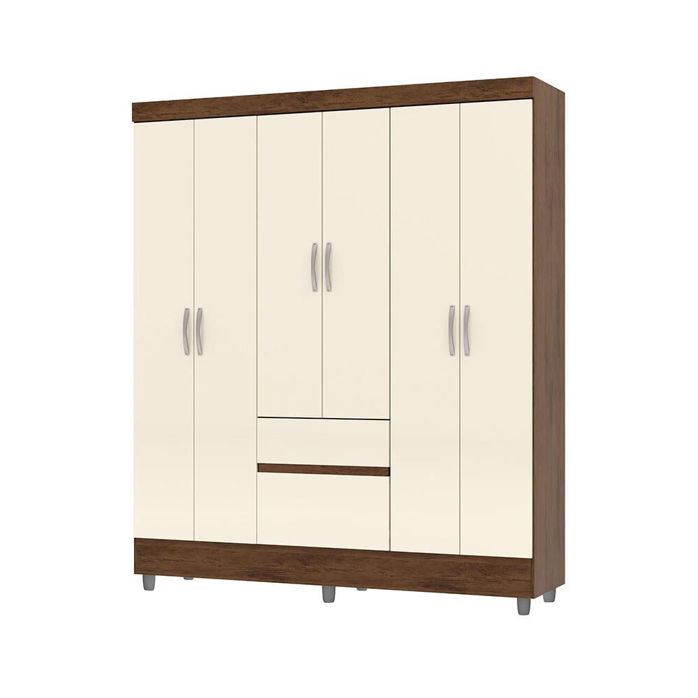 Cl&oacute;set Vekkahome Ideal / 6 Puertas / 2 Cajones image number 2.0