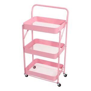 Carro Cocina Y Ba&ntilde;o De 3 Canasta Con Ruedas