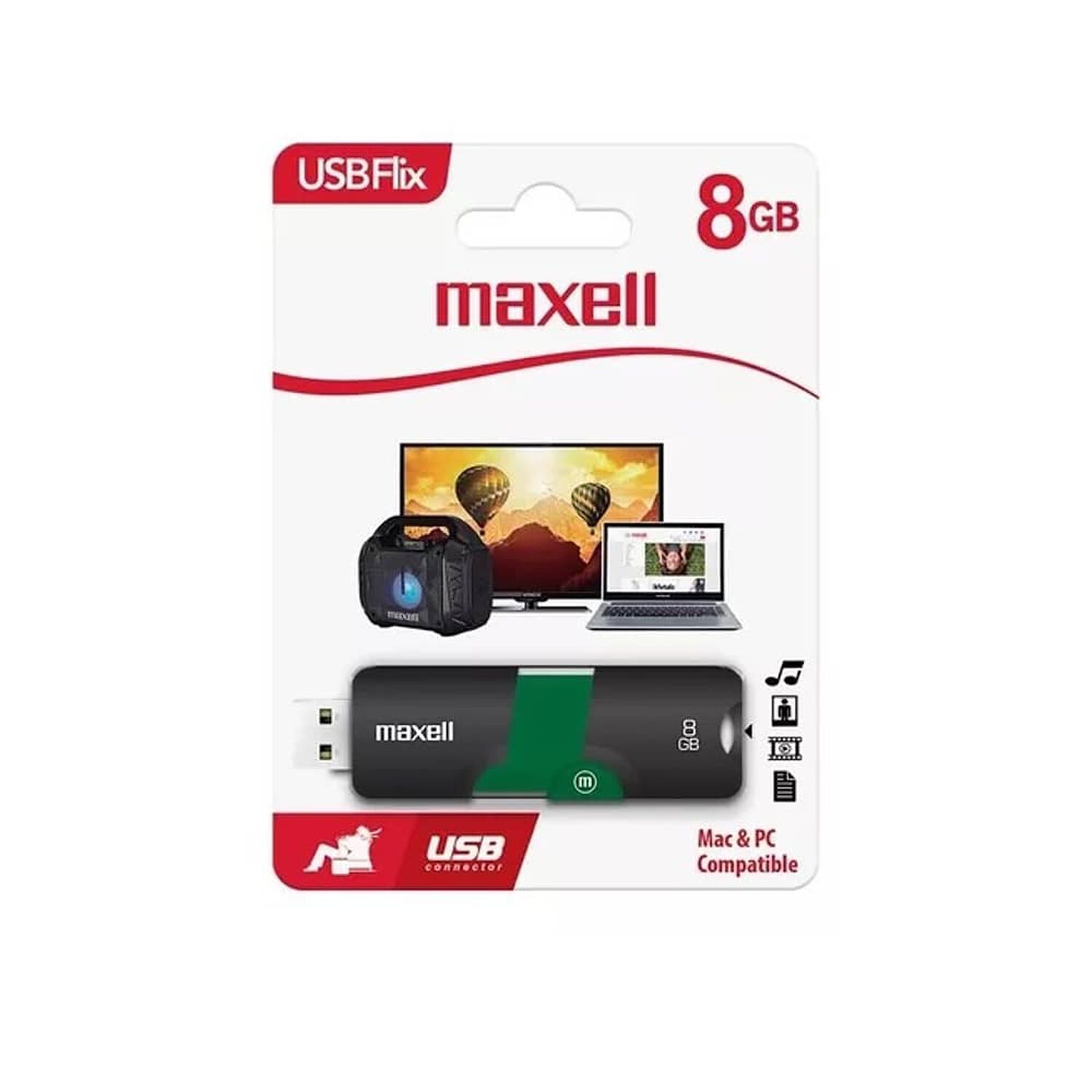 Pendrive Usb Maxell Flix 8gb image number 0.0
