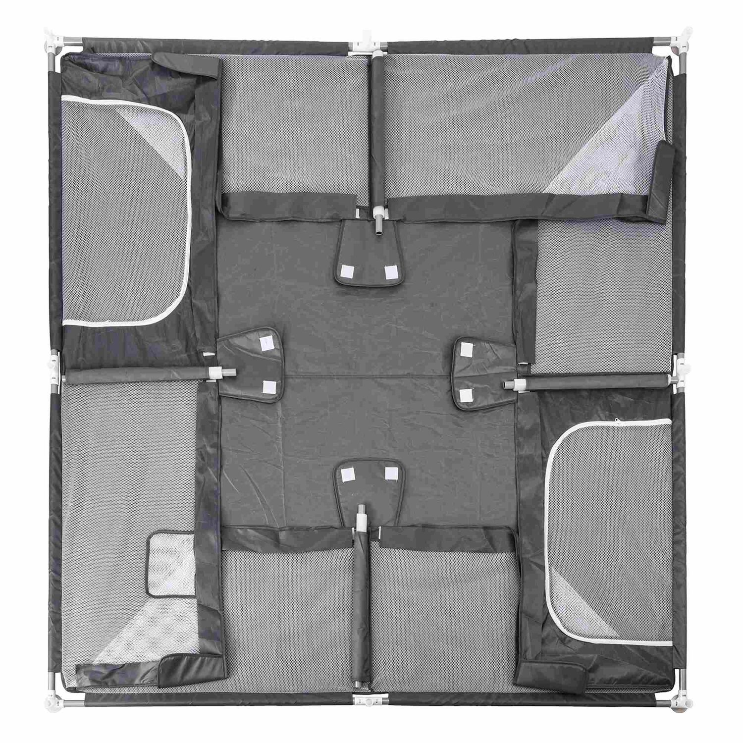 Corral De Juego Infantil Beb&eacute;s Playpen 2x2m Gris Bebesit image number 1.0
