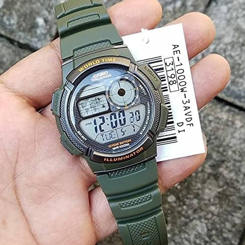 Reloj De Hombre Casio Musgo Ae-1000w-3avdf Classic Style image number 2.0