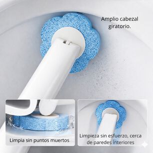 Cepillo Escobilla De Ba&ntilde;o Wc Desechable 24 Cargas