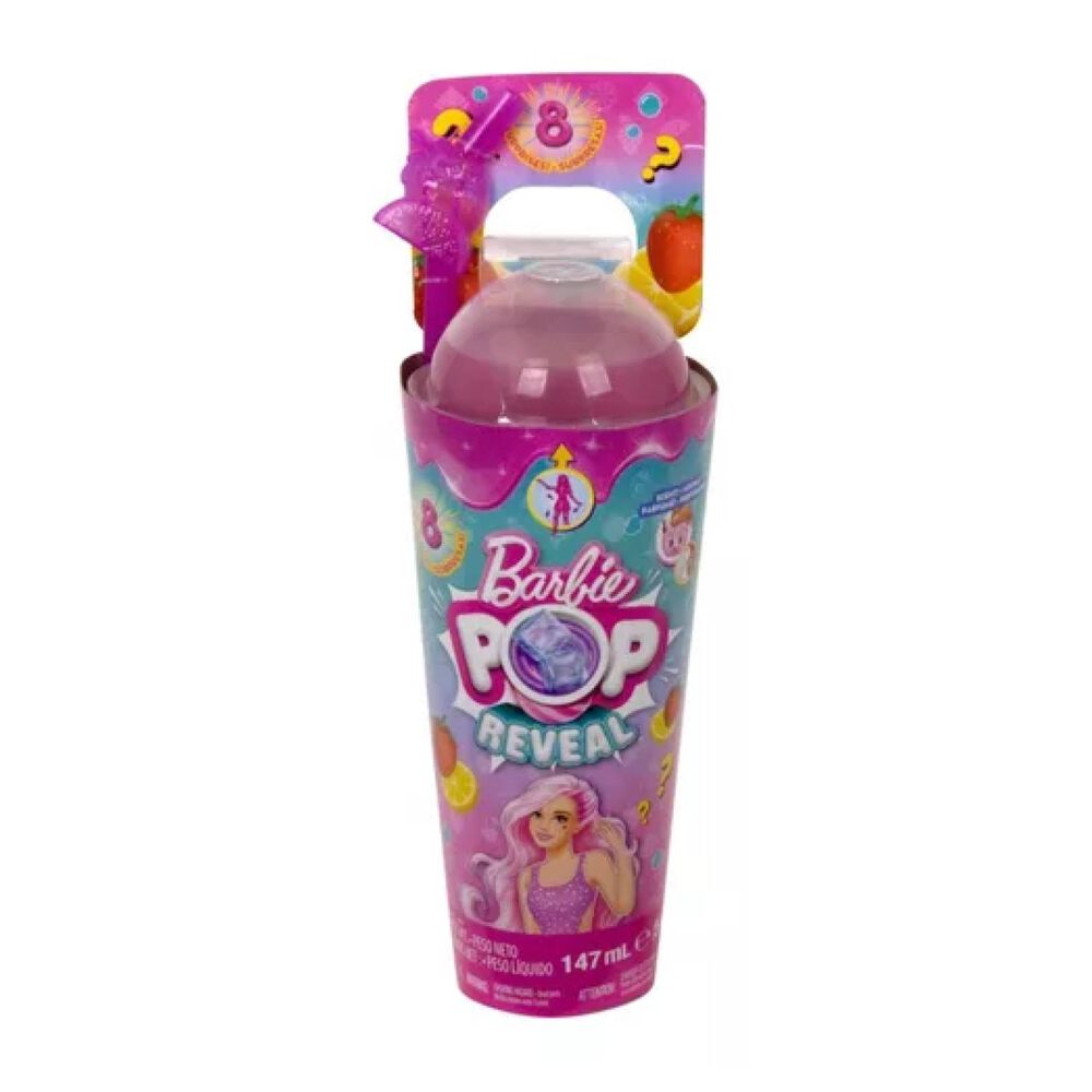 Juguete Figura Barbie Pop Reveal Mascota Accesorios Frutilla image number 3.0