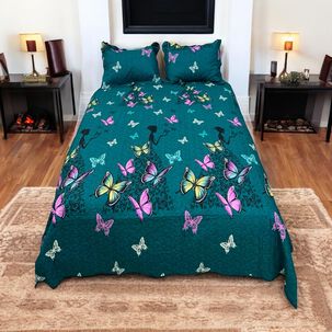 Cubrecama Tipo Quilt Luminoso 2 Plazas M02