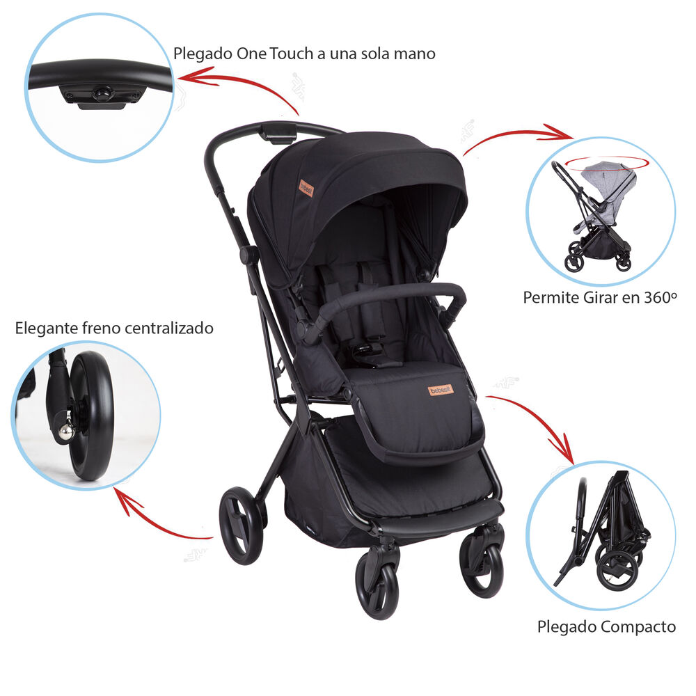 Coche Travel System Swift 360 Negro image number 8.0