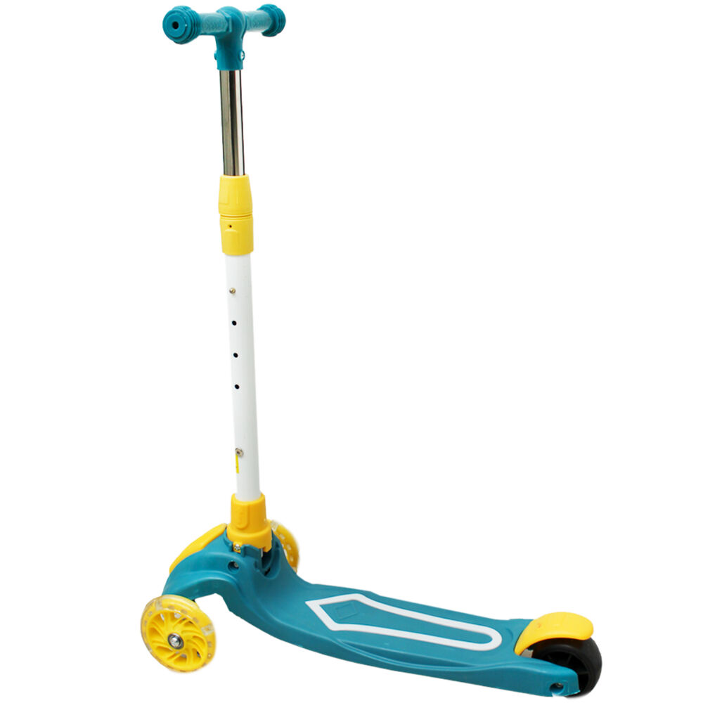 Scooter Plegable Amarillo De 4 Ruedas Iluminadas - Ps image number 0.0
