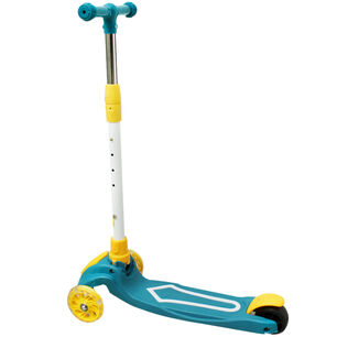 Scooter Plegable Amarillo De 4 Ruedas Iluminadas - Ps