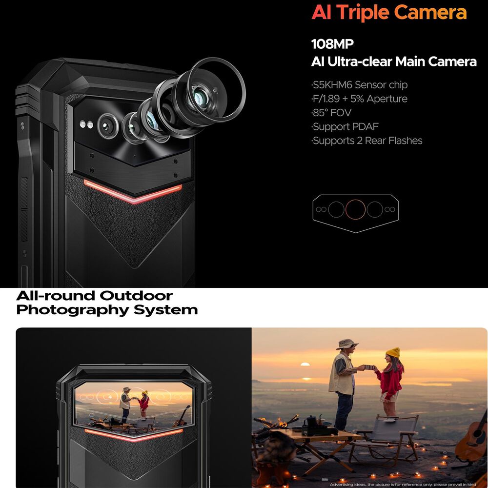 Doogee V Max Pro - Smartphone Rugged 108 Mp, Bater&iacute;a 22.000 Mah, Pantalla 120 Hz image number 7.0