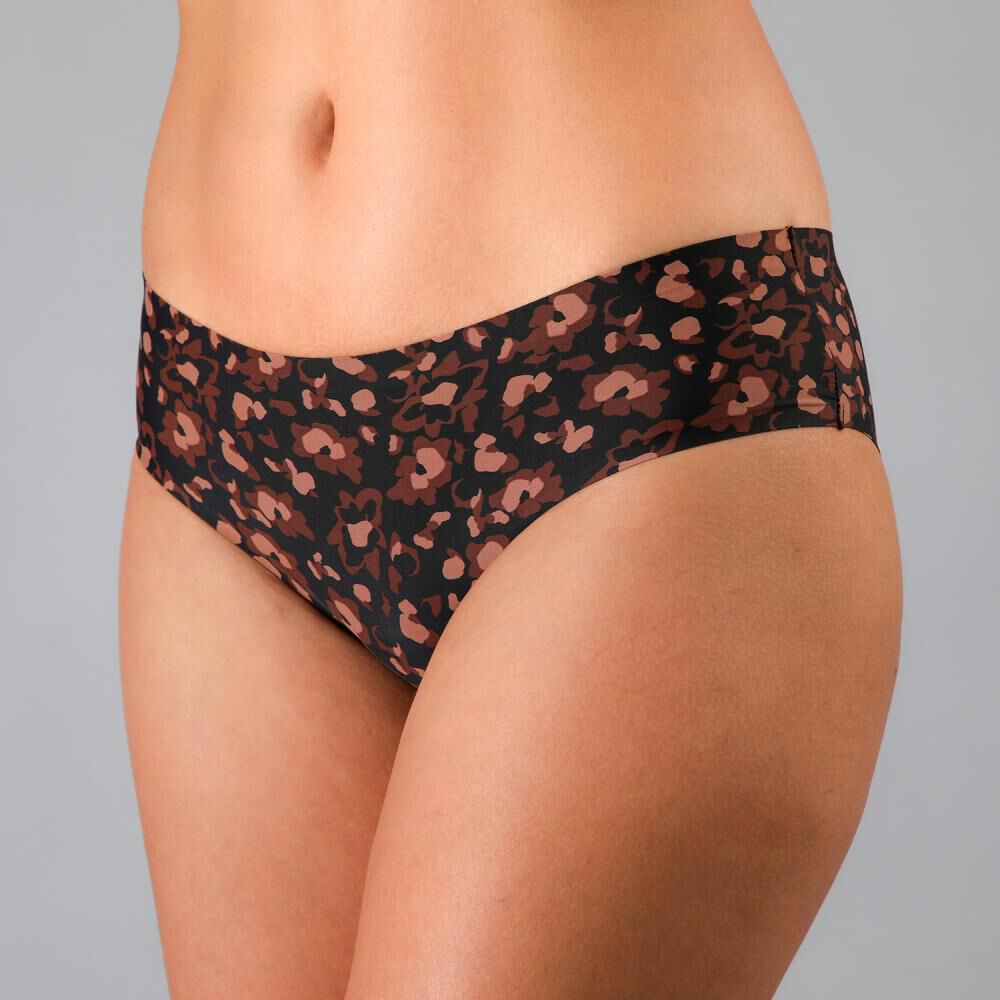 Pack 3x Pantaleta Micro Print Bonded Flores image number 3.0