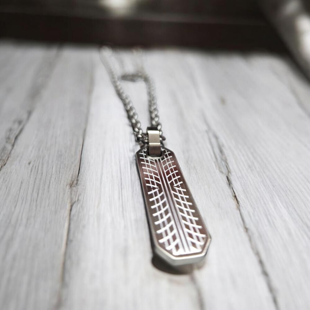 Cadena De Hombre Cat J001n00122 Plateado image number 2.0