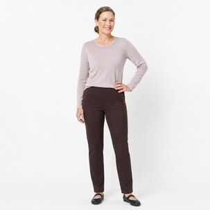 Calza Aplicaci&oacute;n Cierre Tiro Alto Skinny Mujer Lesage