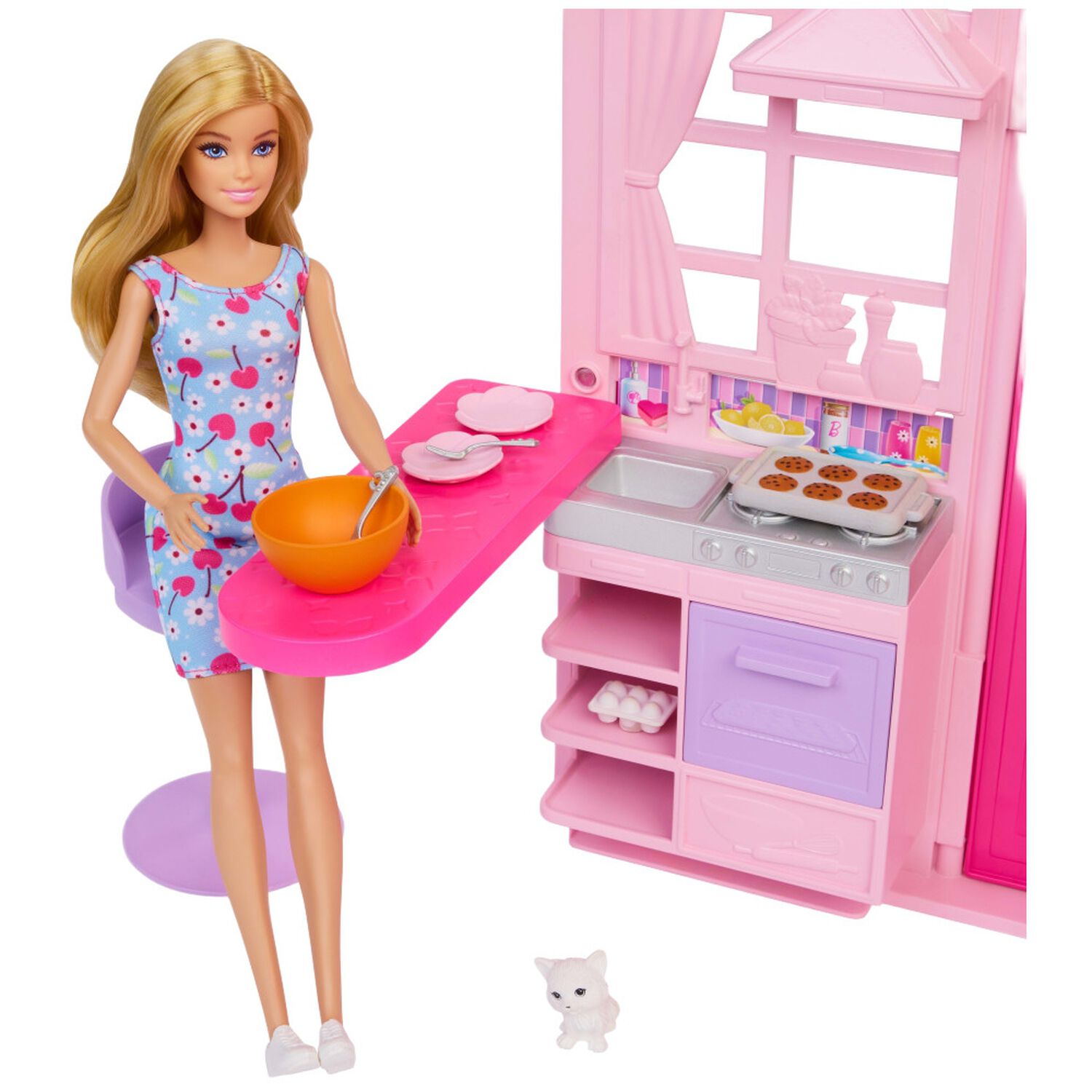 Set Casa De Mu&ntilde;eca Barbie image number 4.0