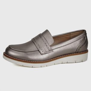 Mocasín Judith Plateado
