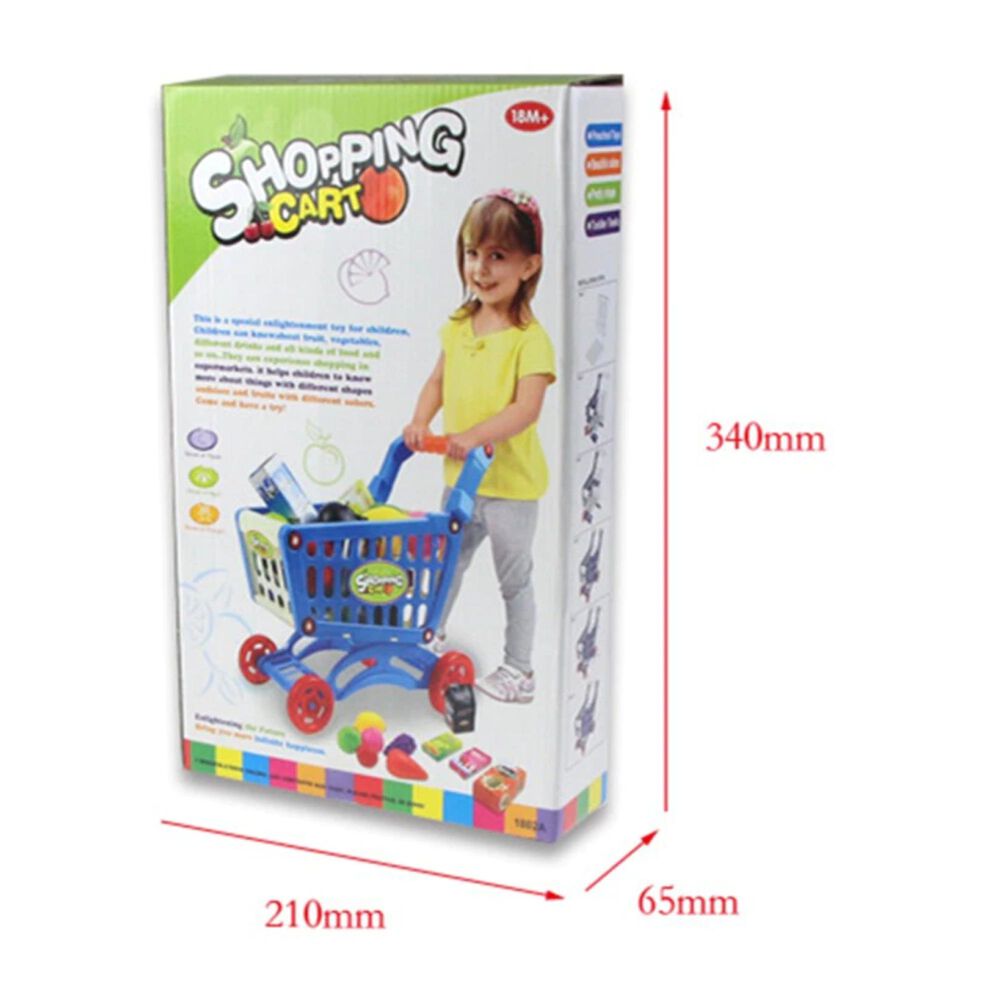 Juguete Set Carrito De Compras Con Accesorios 56 Piezas Rosado image number 3.0