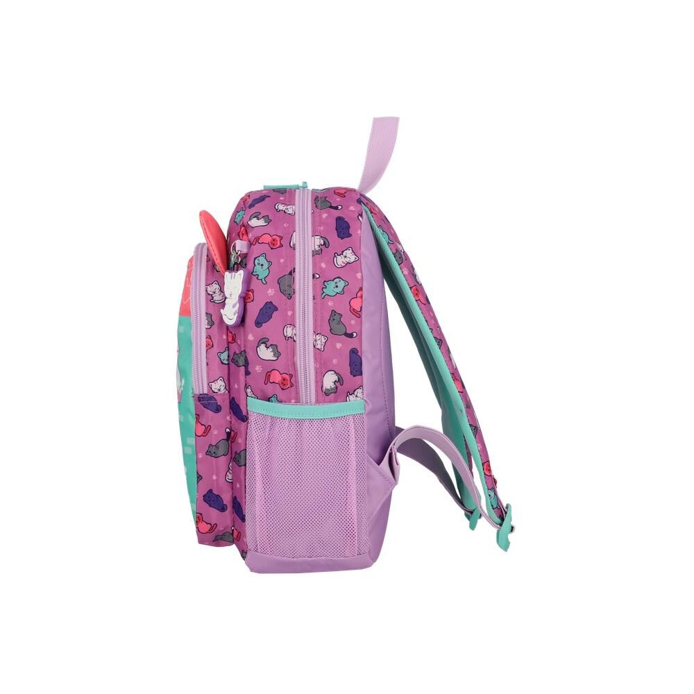 Mochila Xtrem Kinder 6xt Gatos Morado image number 4.0
