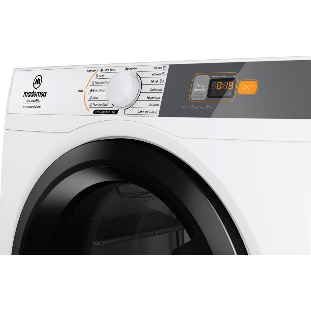 Secadora De Ropa Mademsa 9dbzg Pro / 9 Kilos image number 3.0