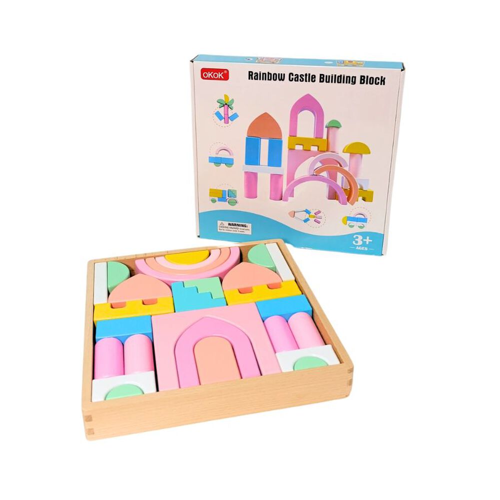 Figuras Armables De Madera Bloque De Castillo image number 1.0