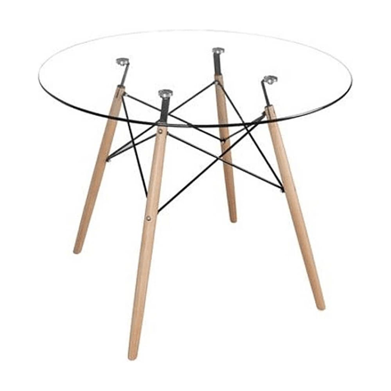 Mesa Eames De Vidrio 120cm image number 1.0