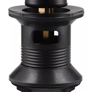 Desag&uuml;e Lavamanos Ss304 Pop Up 1 1/4'' C/reb S/cola Stretto Negro Mate
