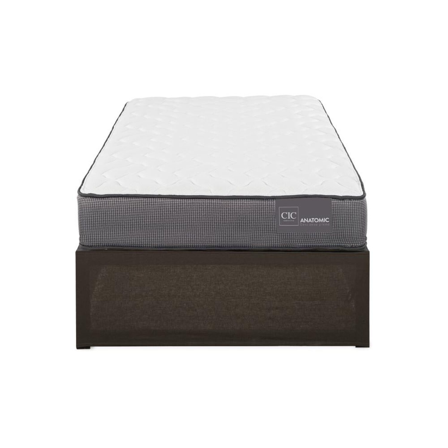 Cama Met&aacute;lica Cic Iron Smart Anatomic / 1.5 Plazas / Base Normal image number 0.0