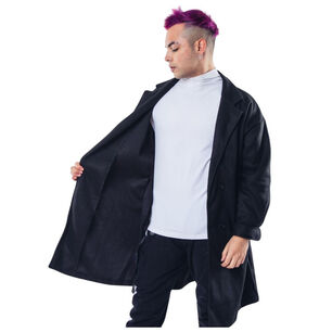 Abrigo Manga Larga Hombre Montgomery Negro