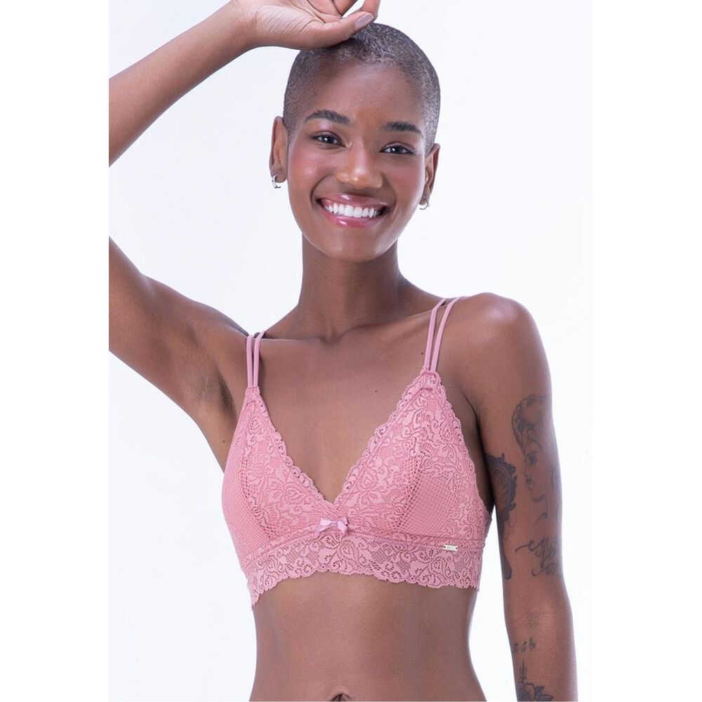 Bralette Sin Copas Ni Aros Granate 2rios image number 0.0