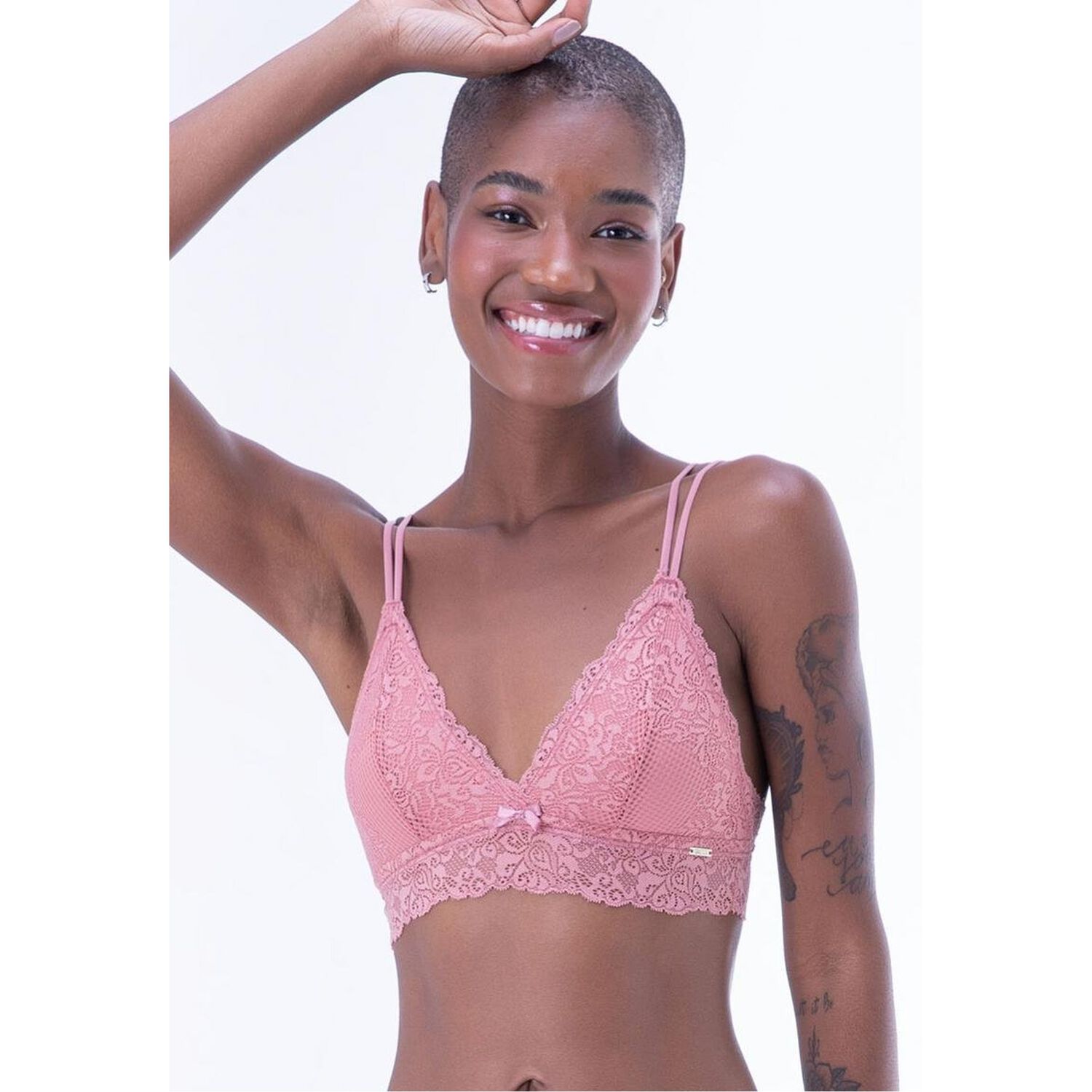 Bralette Sin Copas Ni Aros Granate 2rios image number 0.0