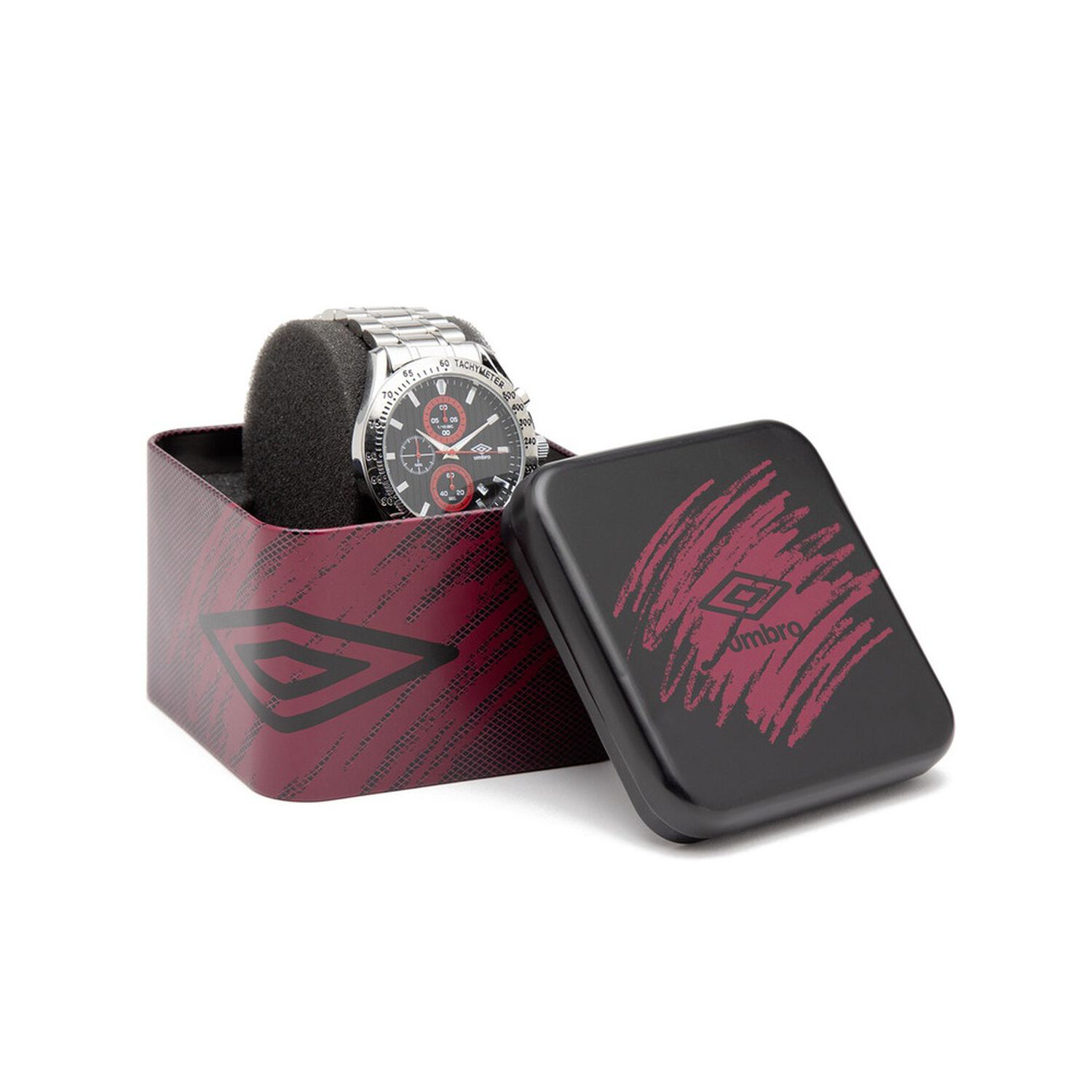 Reloj Umbro Plus Umbp-4700-1 Plateado Hombre image number 3.0