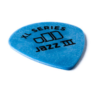 U&ntilde;etas Dunlop 498 Tortex Jazz Iii Pick 1.0 Pack 12