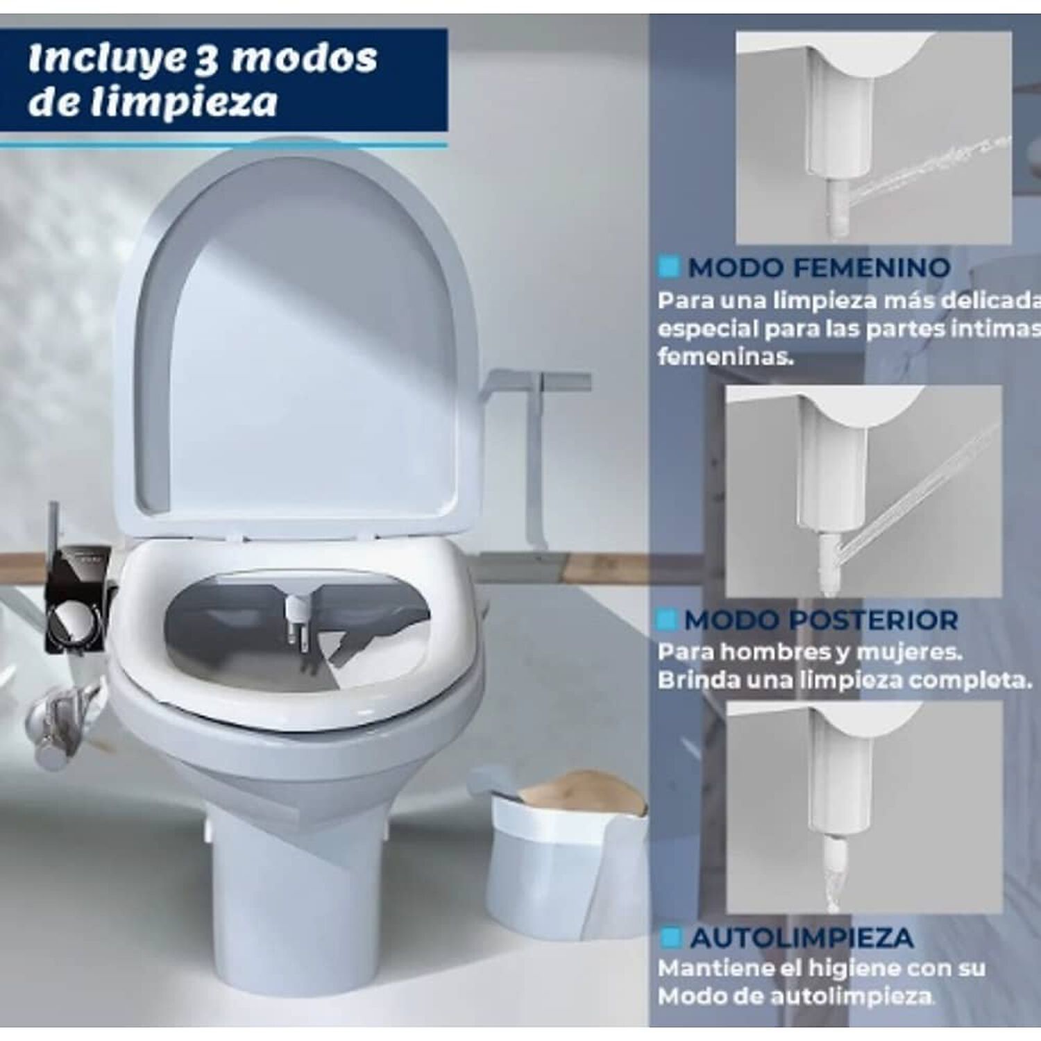 Bidet Wc Inodoro Ajustable Universal image number 3.0