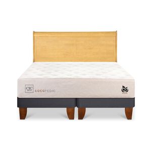 Cama Europea Cic Cocopedic / 2 Plazas / Base Dividida + Respaldo