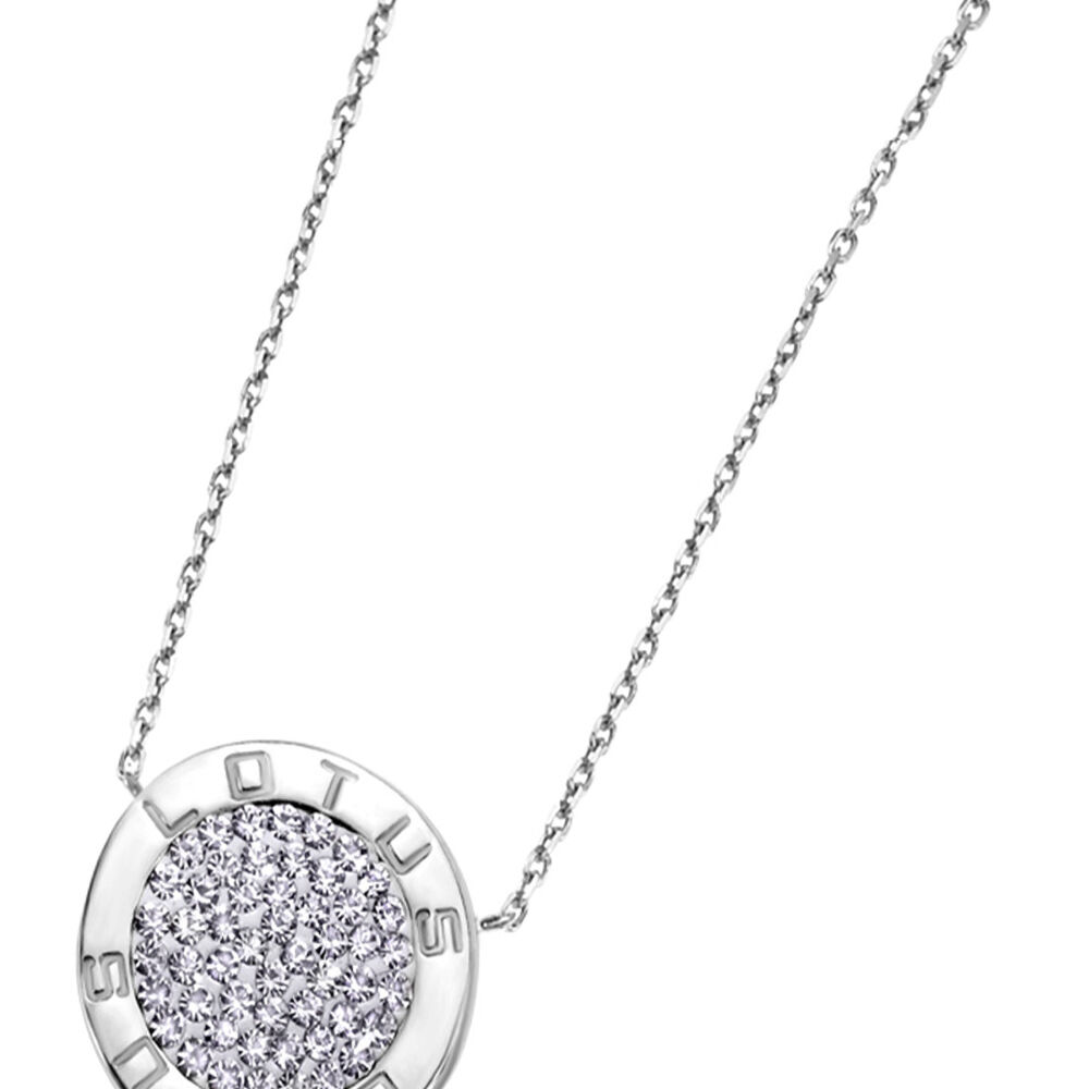 Collar Lp1252-1/1 Lotus Silver Mujer Trendy image number 0.0