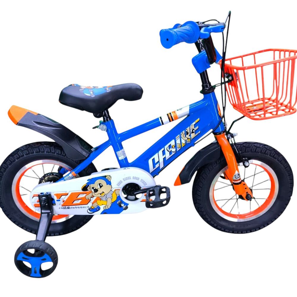 Bicicleta Aro 12 Infantil Cfbike Azul/naranjo image number 0.0