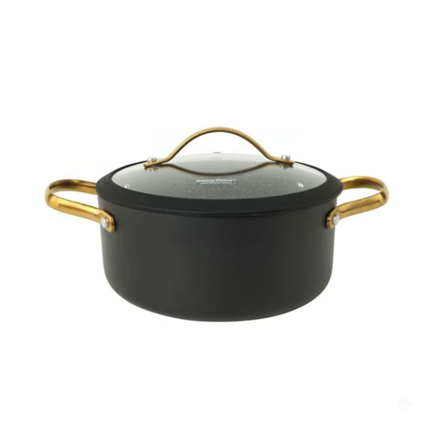 Olla Cacerola Antiadherente Con Tapa Negra 24cm image number 3.0
