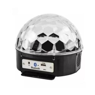 Bola Disco Led Bluetooth Ritmica Con Parlantes Fiestas Mp3