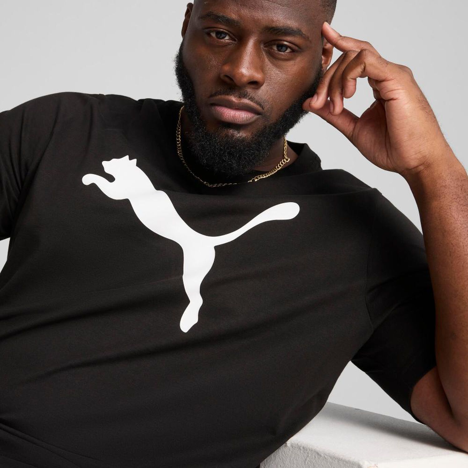 Polera Deportiva Hombre Puma Ess Tee image number 3.0