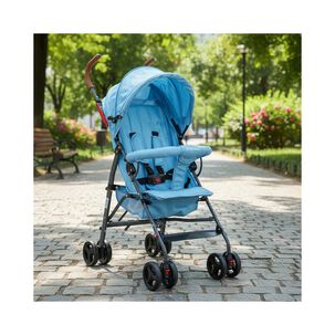 Coche Paragua 5126 Celeste Bebesit